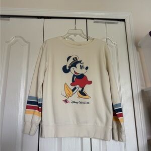 NWOT Disney Cruise Line Mickey Mouse Sweatshirt M